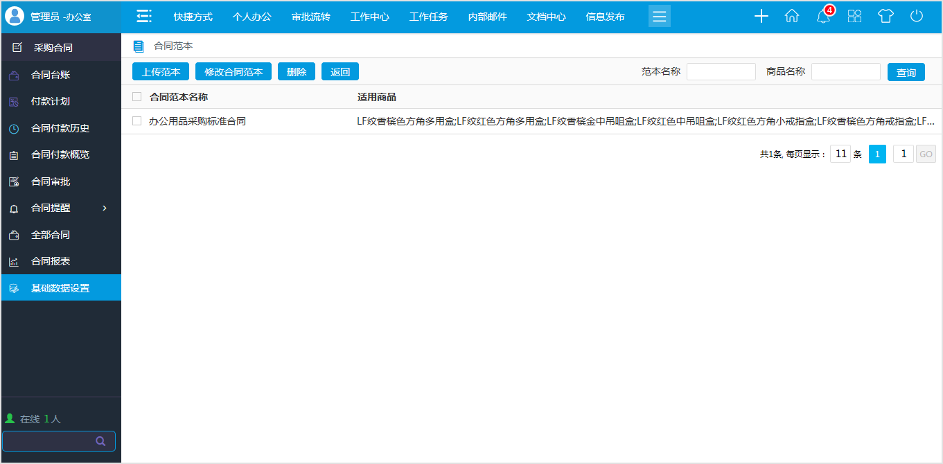 OA系統管理采購合同有什么特別之處？